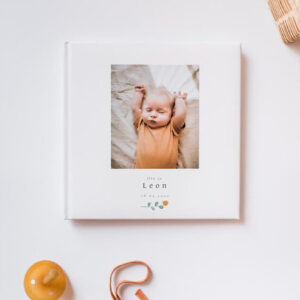 Pierwszy album dziecka ze zdjęciem na okładce personalizowany oh baby