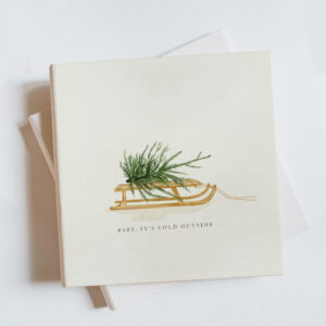 Świąteczny album na zdjęcia Album świąteczny 30x30 Baby, it's cold outside